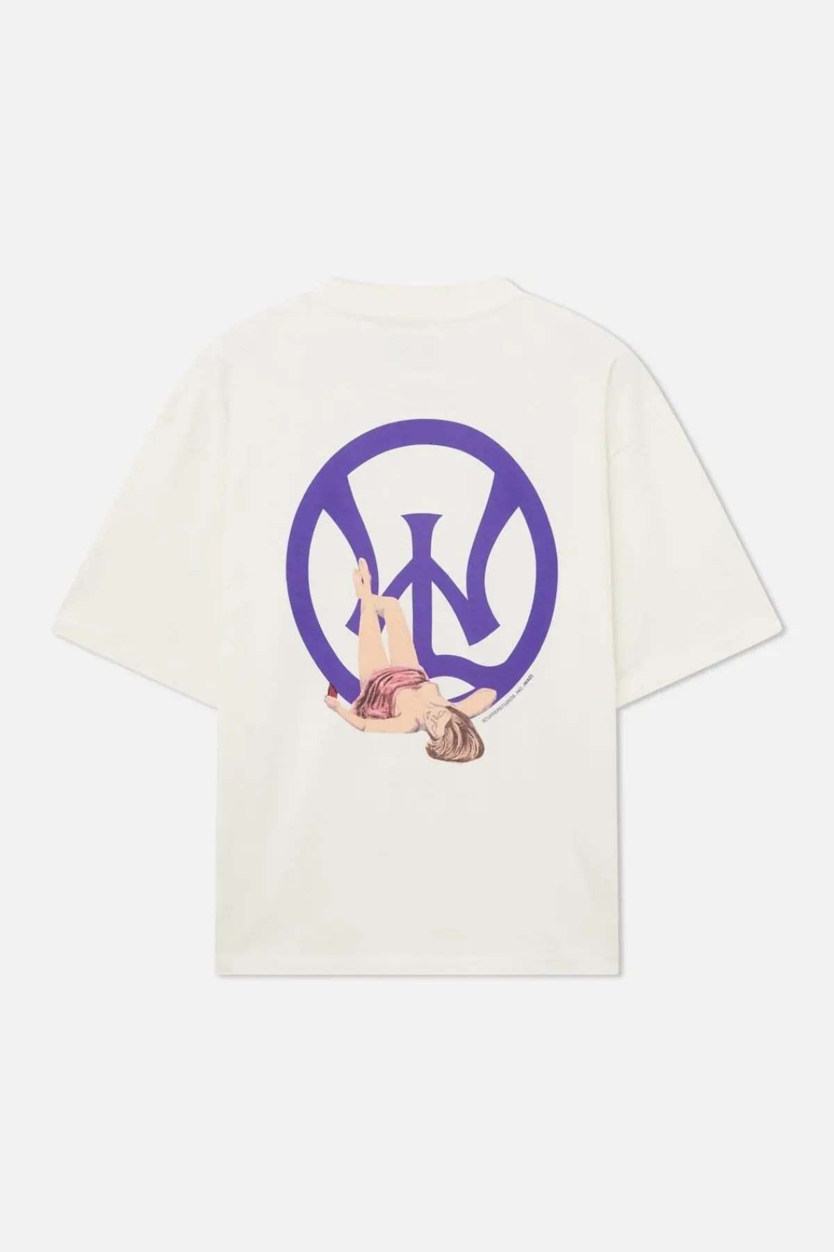 Scuffers T-shirts^Facetime Ecru T-Shirt