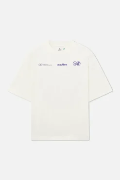 Scuffers T-shirts^Facetime Ecru T-Shirt