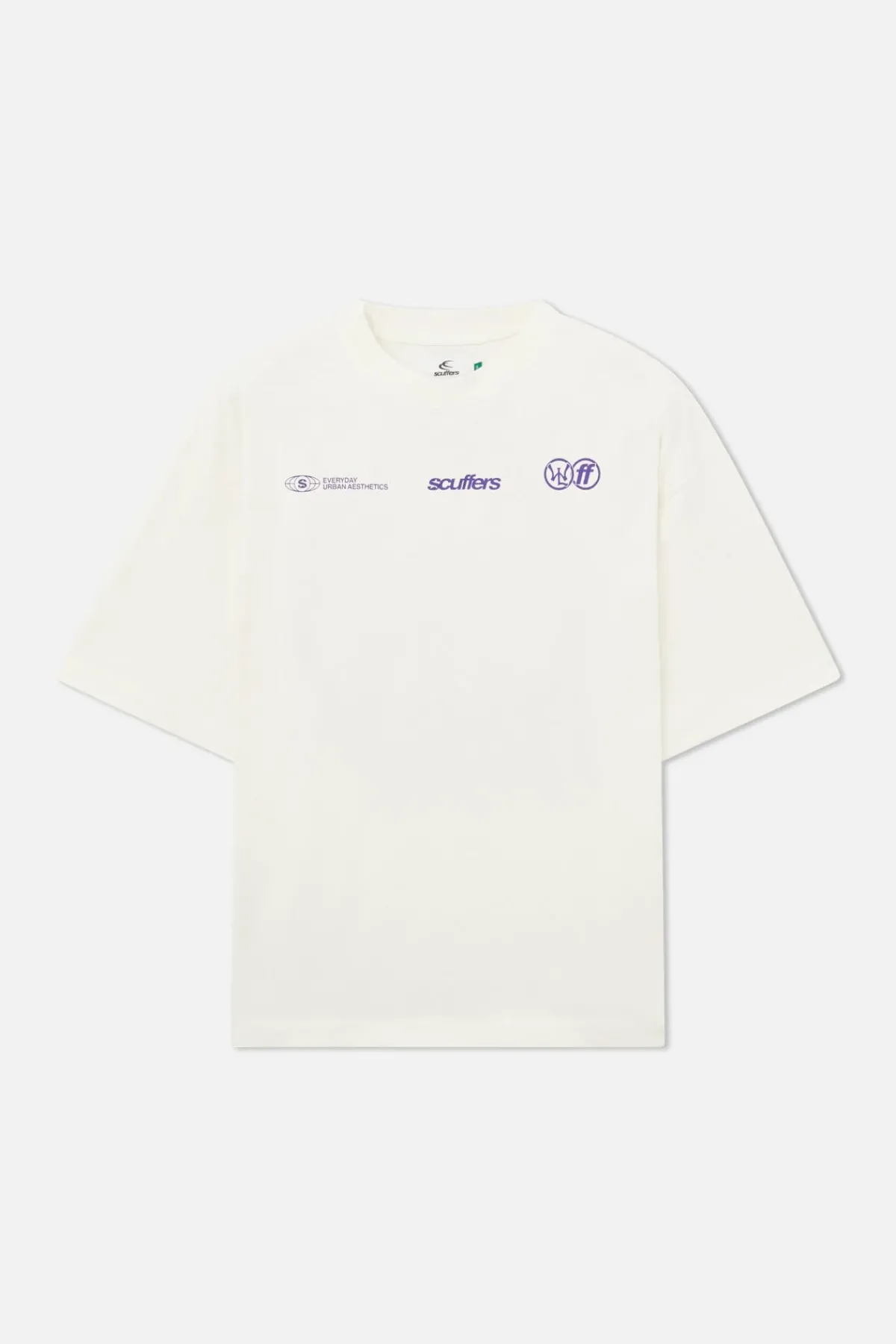 Scuffers T-shirts^Facetime Ecru T-Shirt