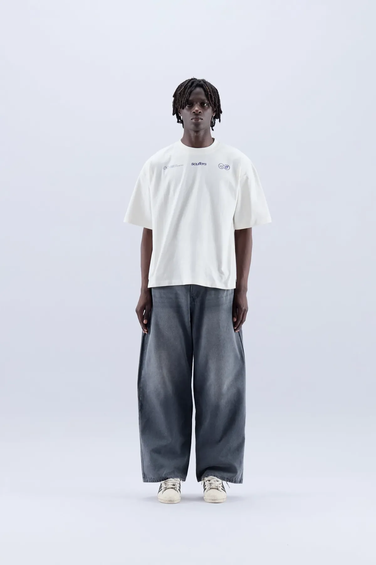 Scuffers T-shirts^Facetime Ecru T-Shirt