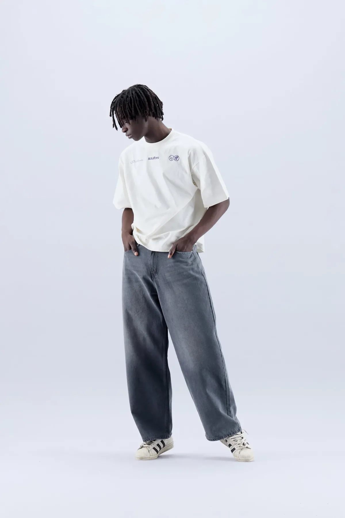 Scuffers T-shirts^Facetime Ecru T-Shirt