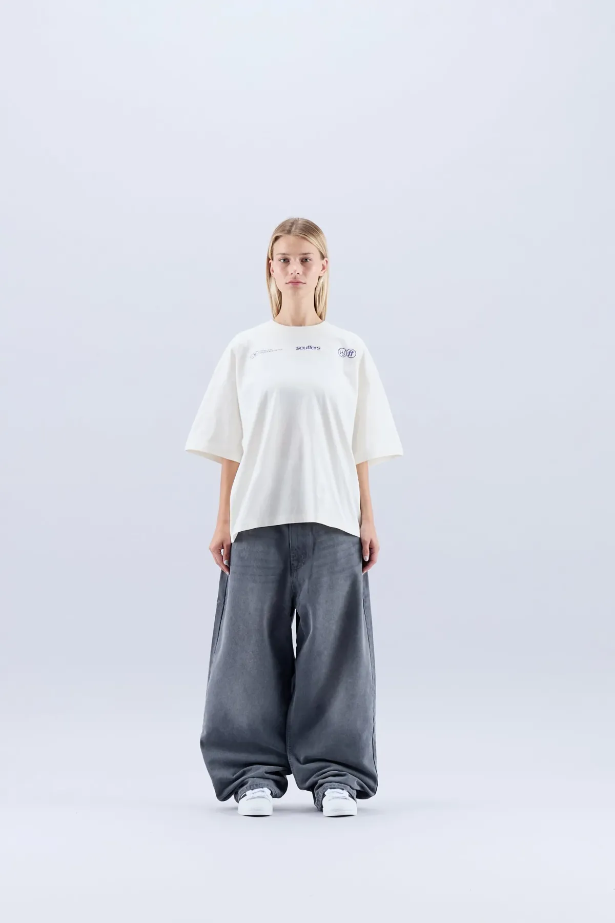 Scuffers T-shirts^Facetime Ecru T-Shirt