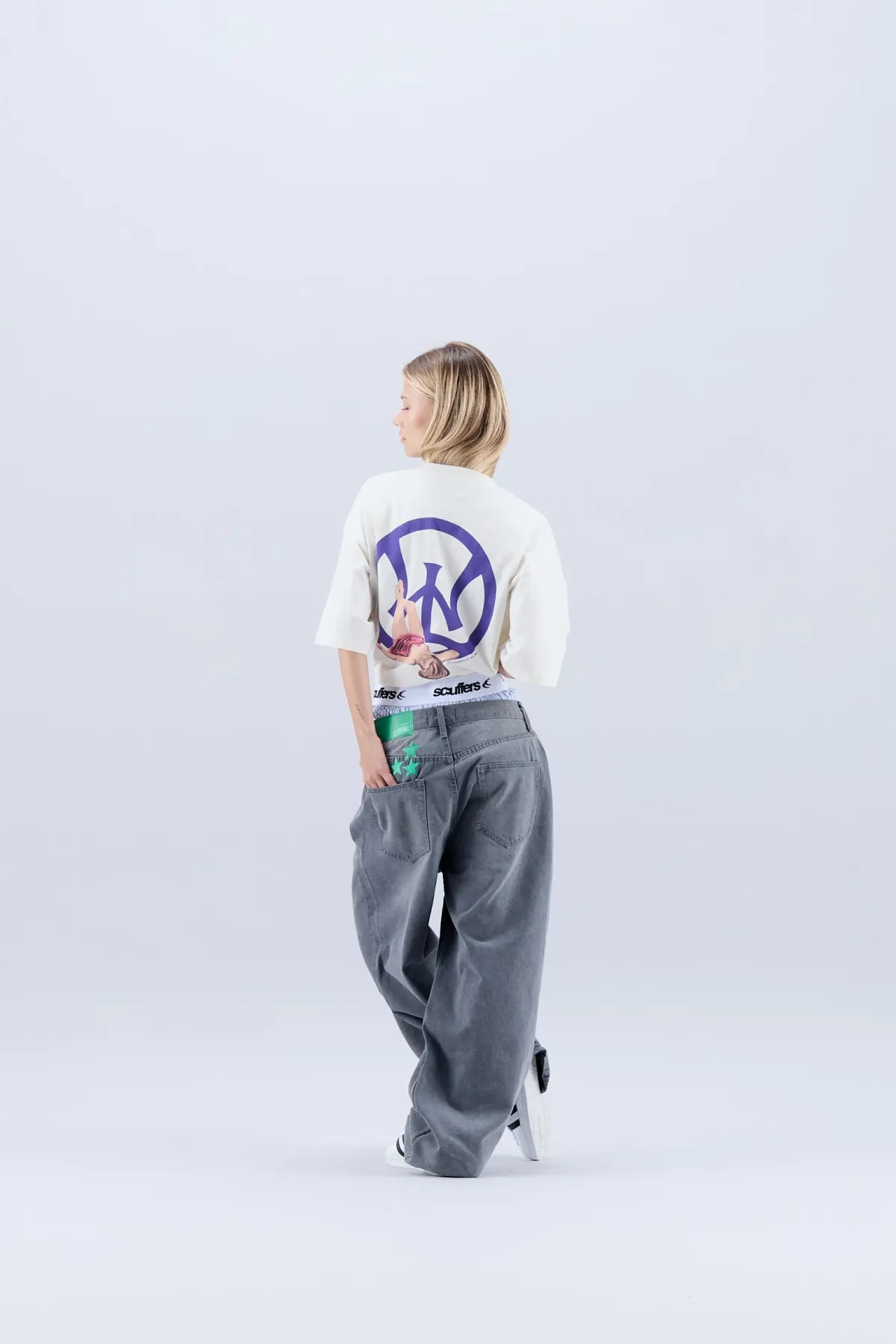Scuffers T-shirts^Facetime Ecru T-Shirt