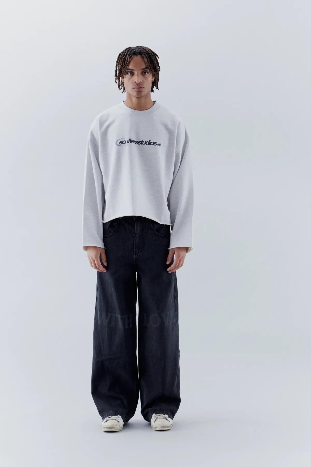 Scuffers Crewneck^FFS Light Grey Sweatshirt