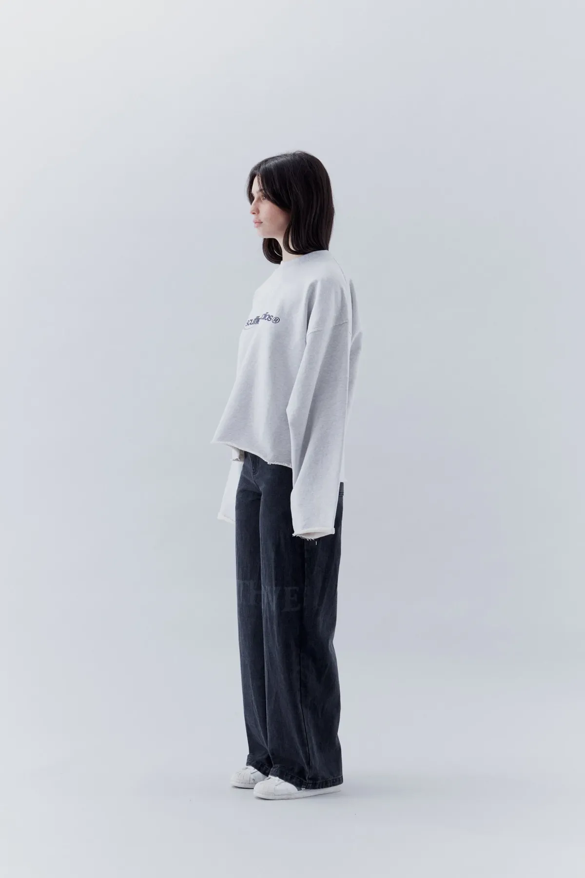Scuffers Crewneck^FFS Light Grey Sweatshirt