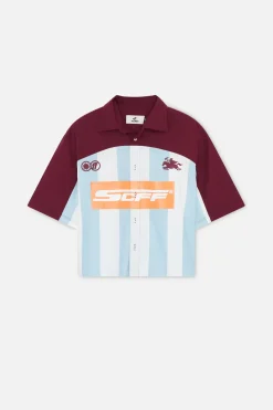 Scuffers Shirts & Polos^Forza Burgundy & Blue Shirt
