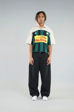 Scuffers Shirts & Polos^Forza Ecru & Green Shirt