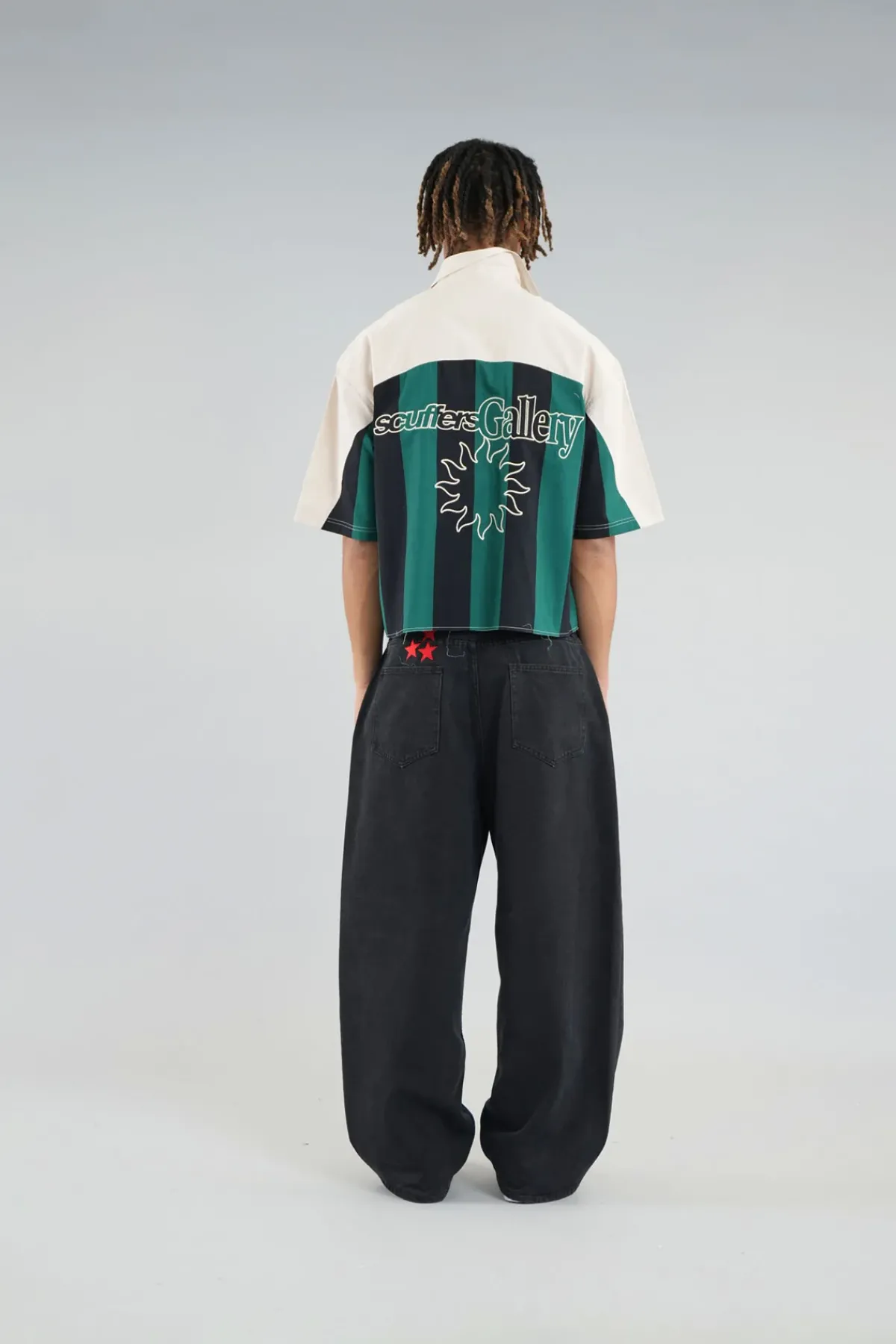 Scuffers Shirts & Polos^Forza Ecru & Green Shirt