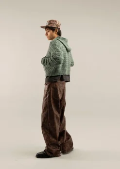 Scuffers Knitwear^Frenchie Green Knit Zipper