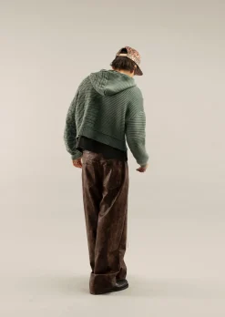 Scuffers Knitwear^Frenchie Green Knit Zipper