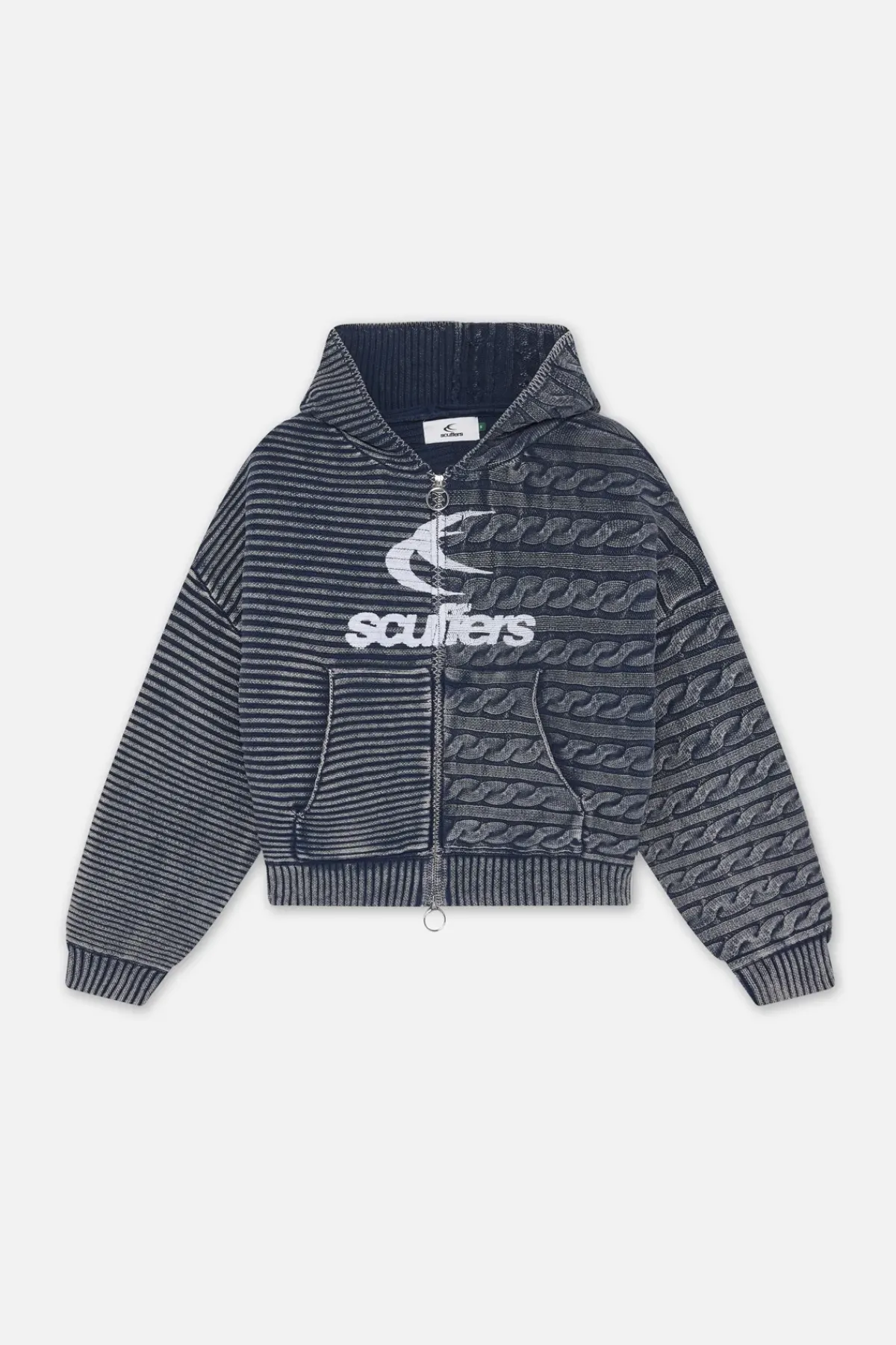 Scuffers Knitwear^Frenchie Navy Knit Zipper