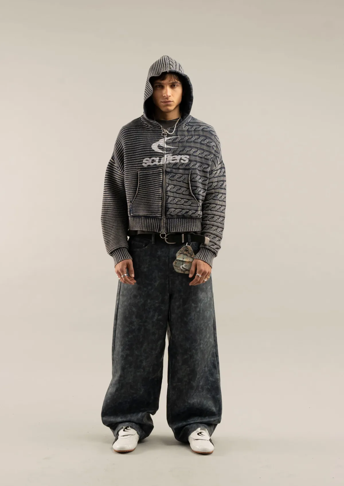 Scuffers Knitwear^Frenchie Navy Knit Zipper