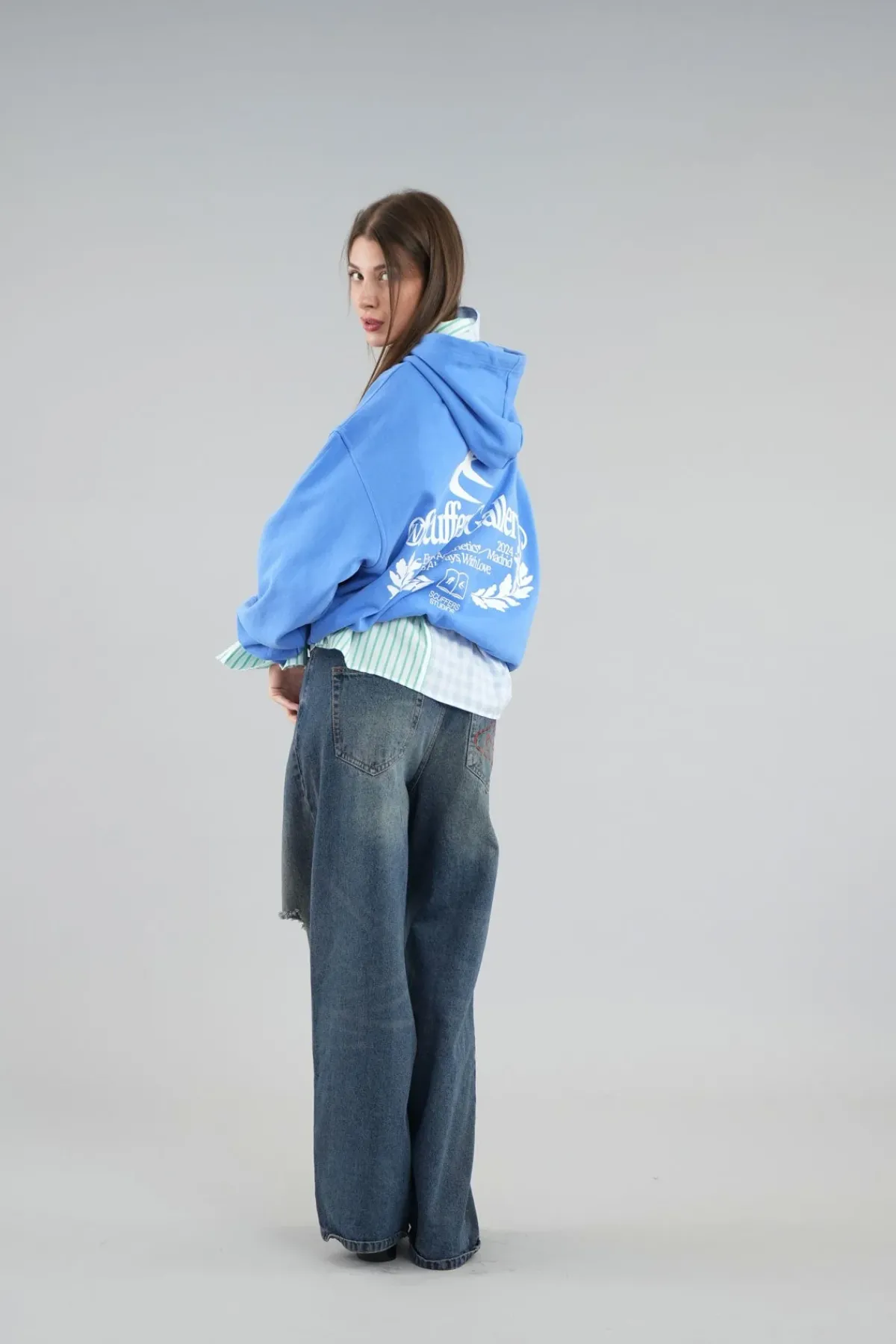 Scuffers Hoodies^Gallery Blue Hoodie