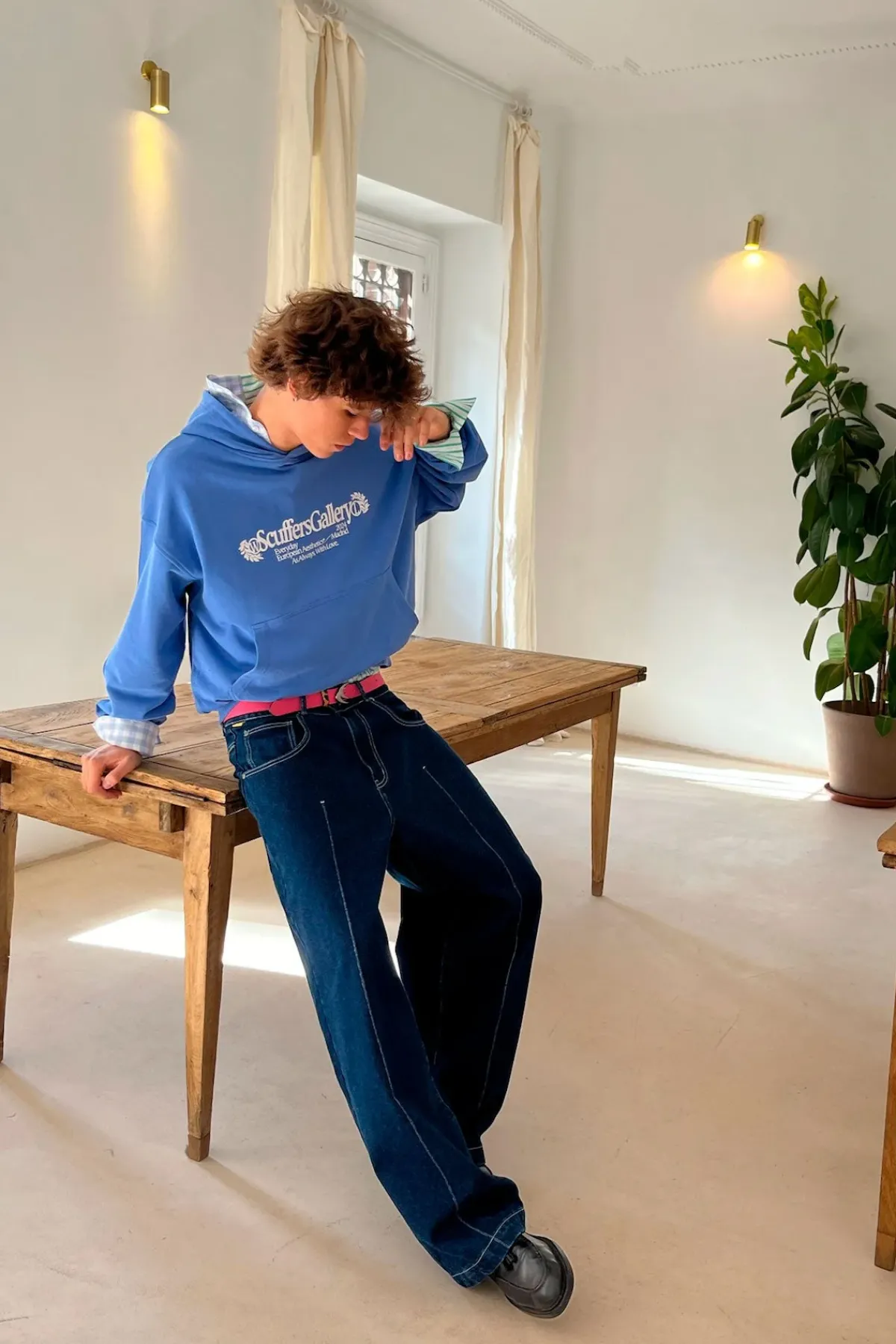 Scuffers Hoodies^Gallery Blue Hoodie