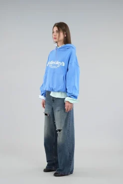 Scuffers Hoodies^Gallery Blue Hoodie