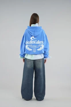 Scuffers Hoodies^Gallery Blue Hoodie