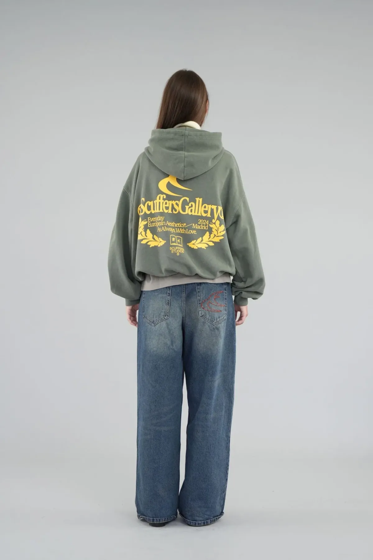 Scuffers Hoodies^Gallery Green Hoodie