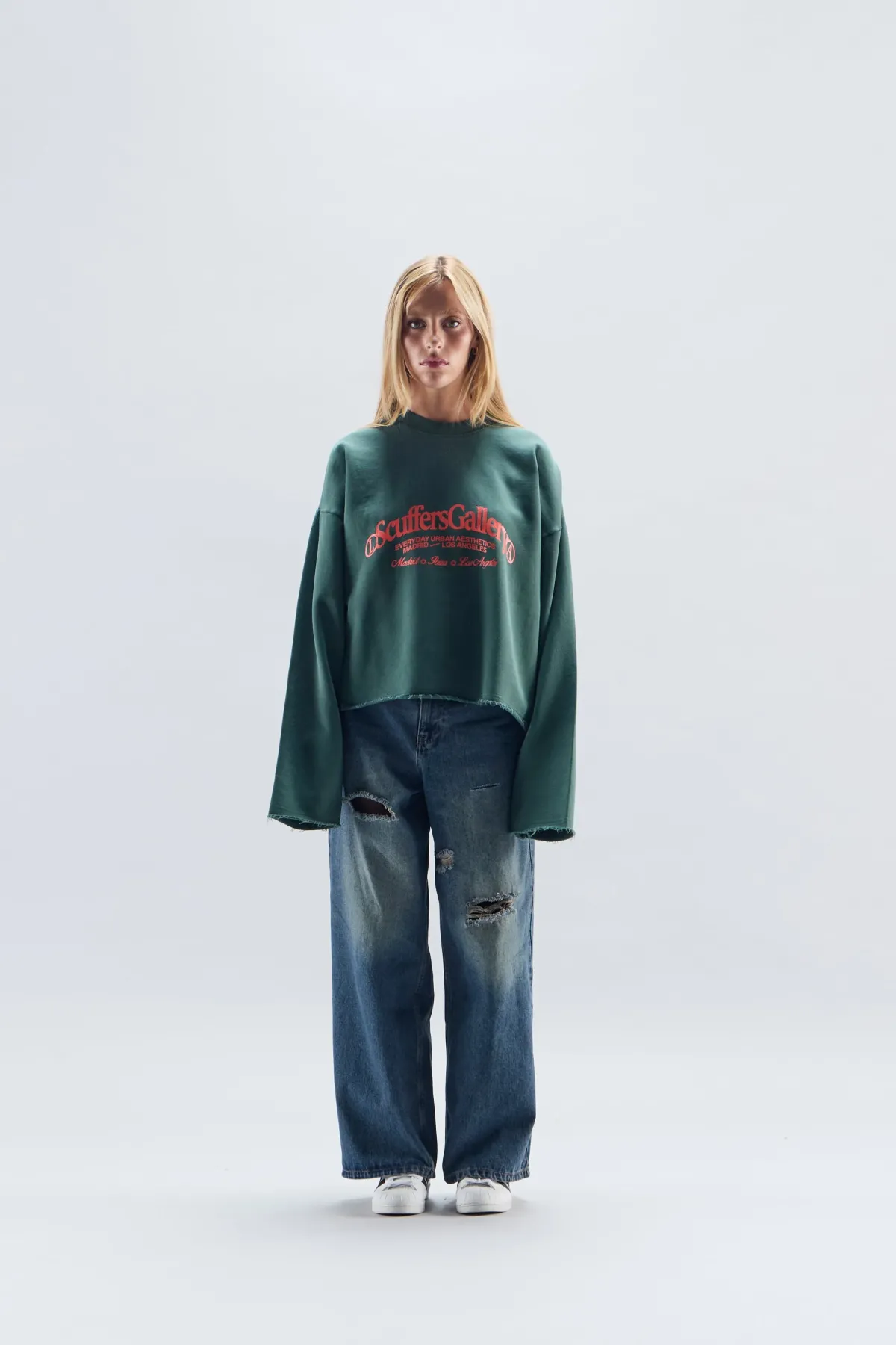Scuffers Crewneck^Gallery Green Sweatshirt