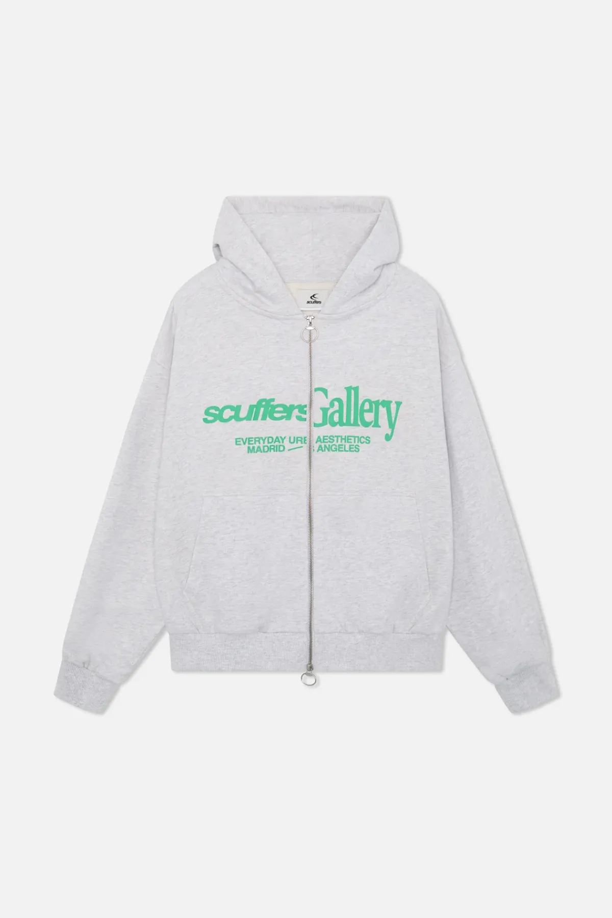 Scuffers Hoodies^Gallery Grey Zipped Hoodie