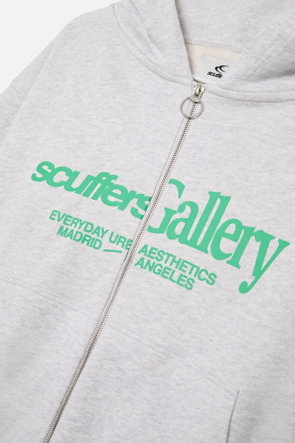 Scuffers Hoodies^Gallery Grey Zipped Hoodie