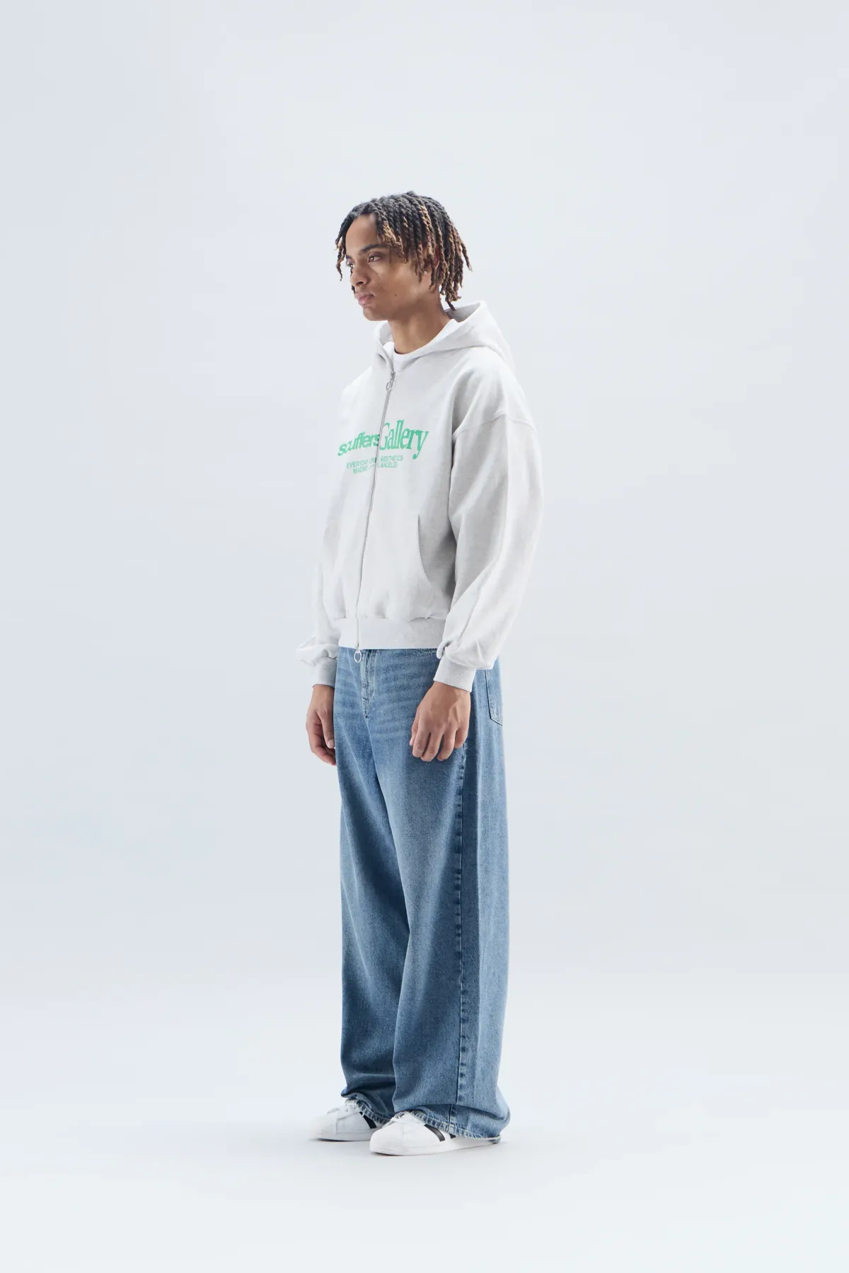 Scuffers Hoodies^Gallery Grey Zipped Hoodie