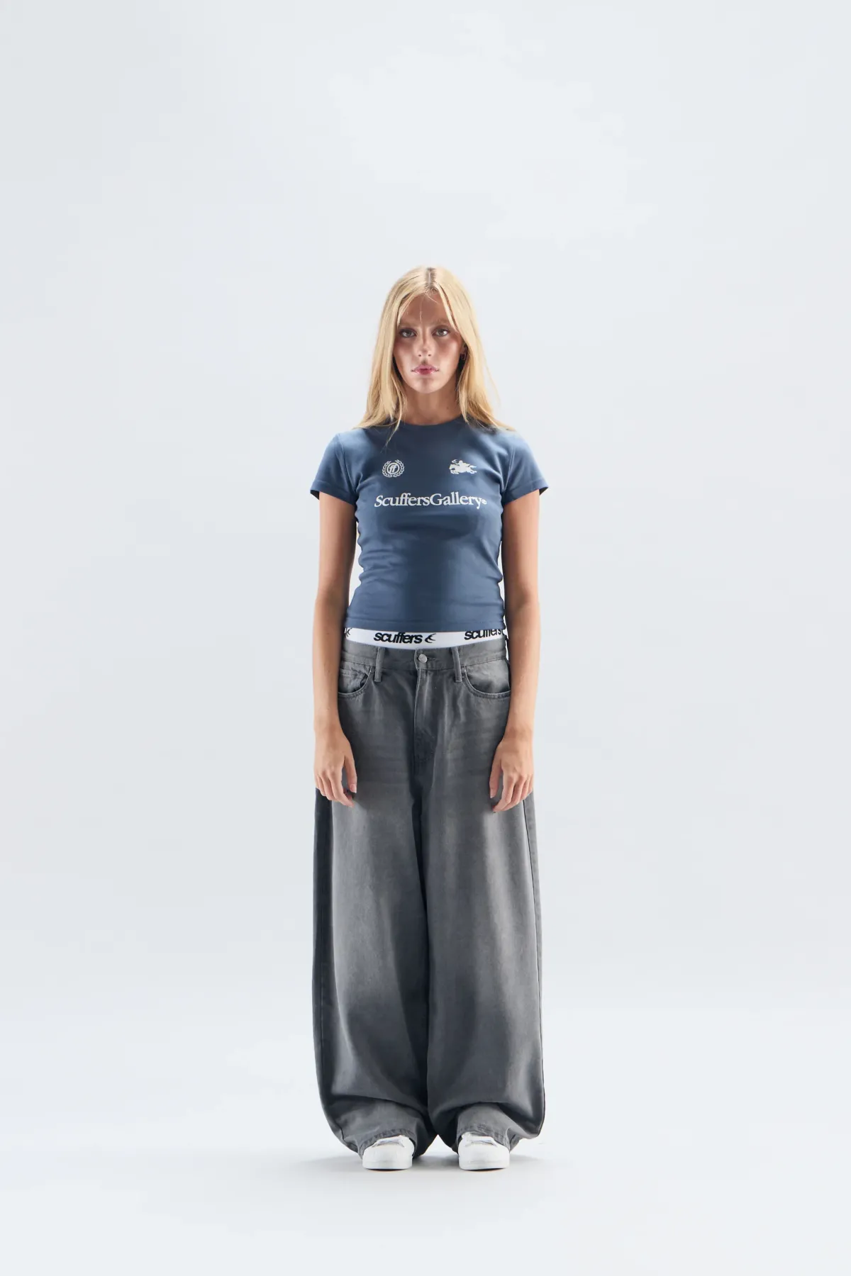 Scuffers Tops | T-shirts^Gallery Navy Top