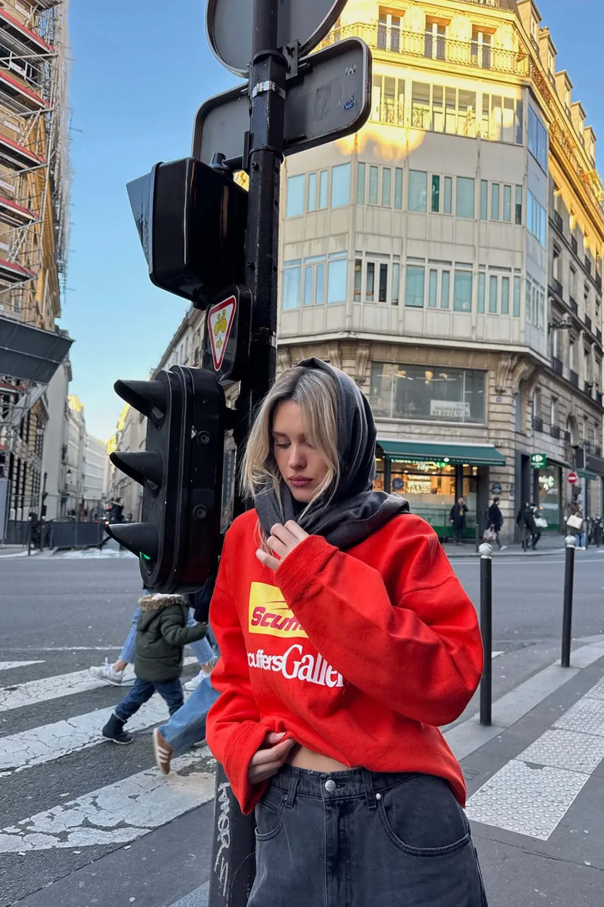 Scuffers Crewneck^General Orange Sweatshirt