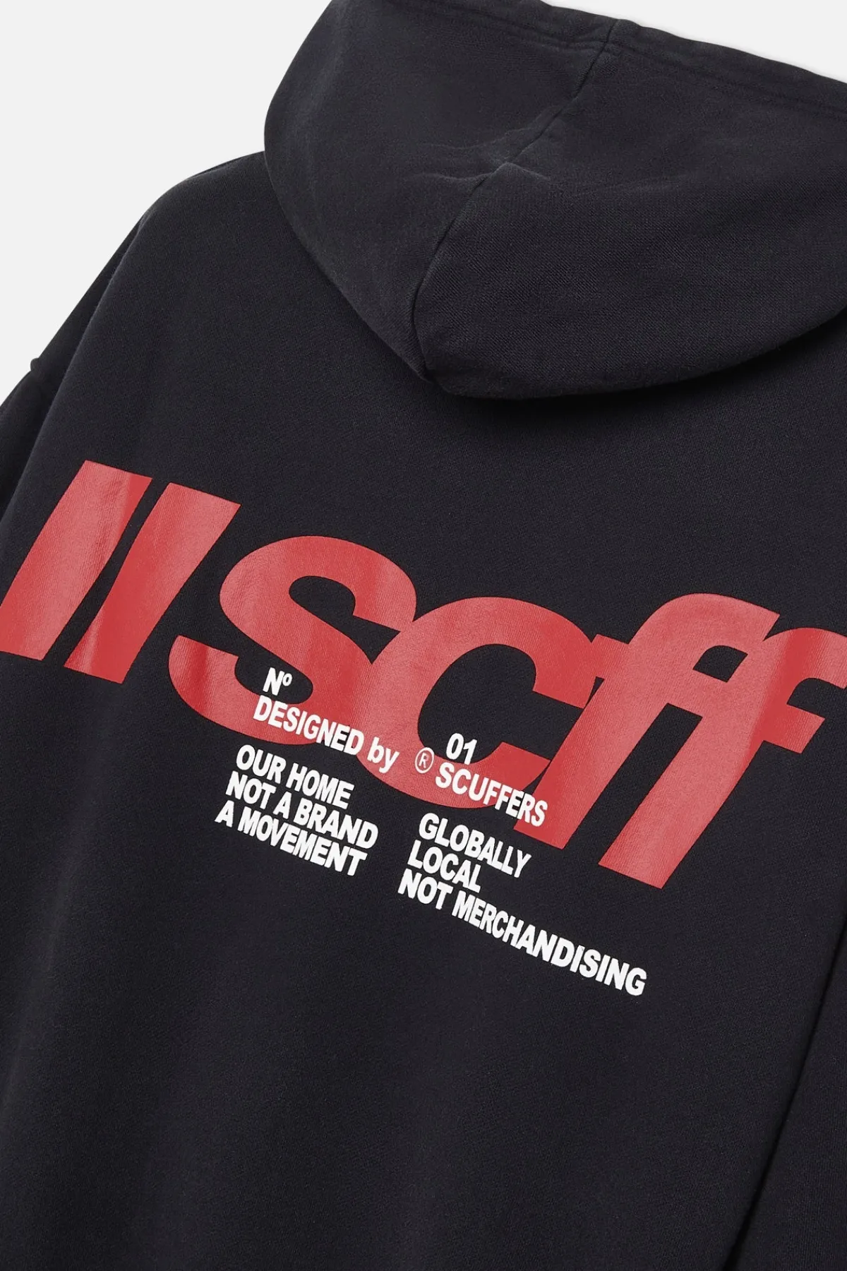 Scuffers Hoodies^Globally Black Hoodie