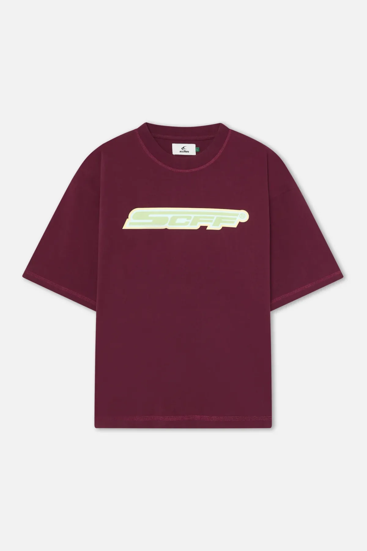 Scuffers T-shirts^Glow Burgundy T-Shirt