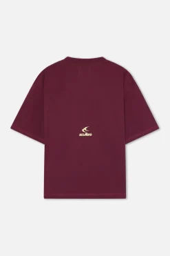 Scuffers T-shirts^Glow Burgundy T-Shirt