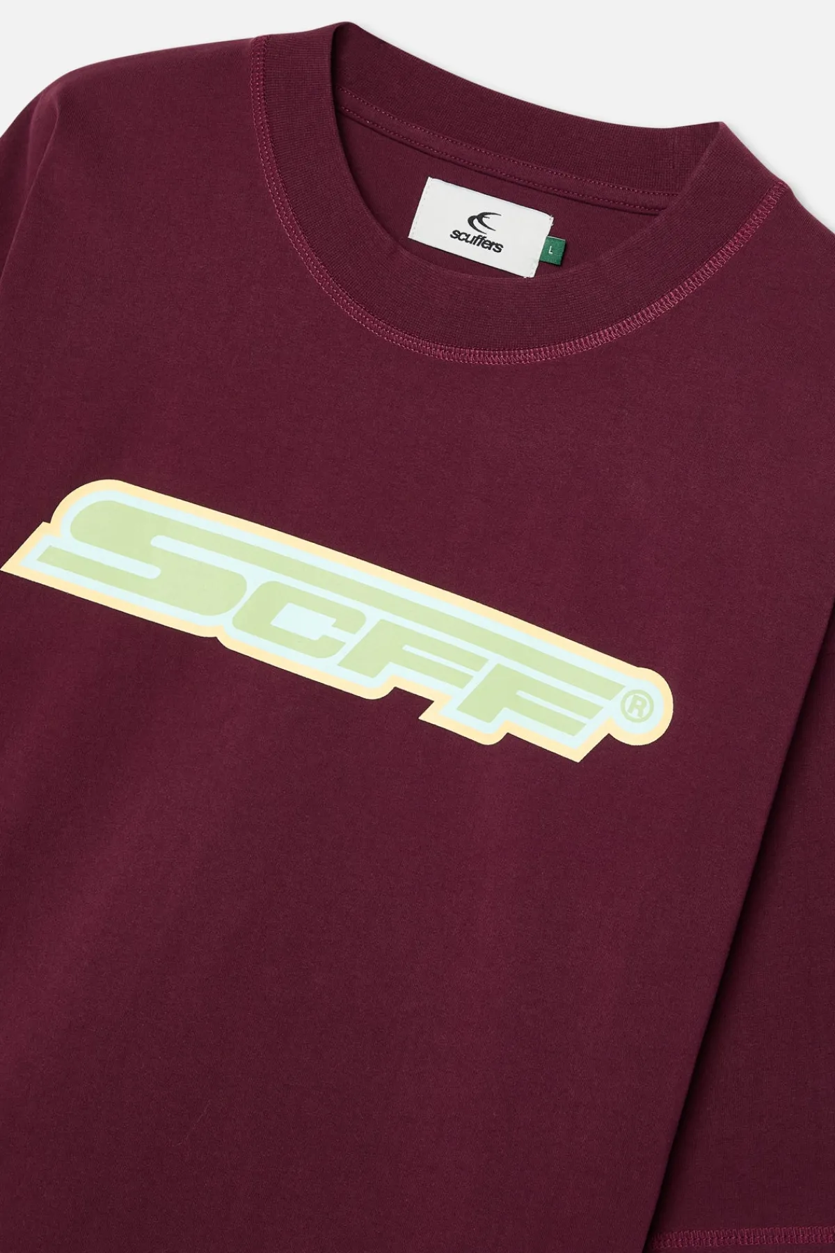 Scuffers T-shirts^Glow Burgundy T-Shirt