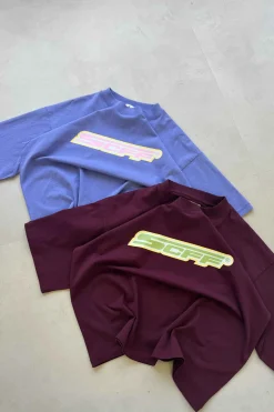 Scuffers T-shirts^Glow Burgundy T-Shirt