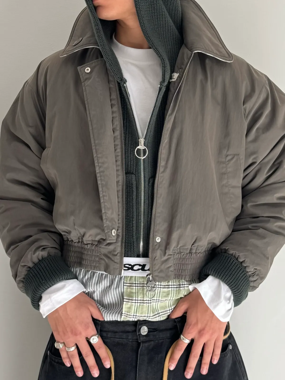 Scuffers Outerwear^Harrington Dark Grey Jacket