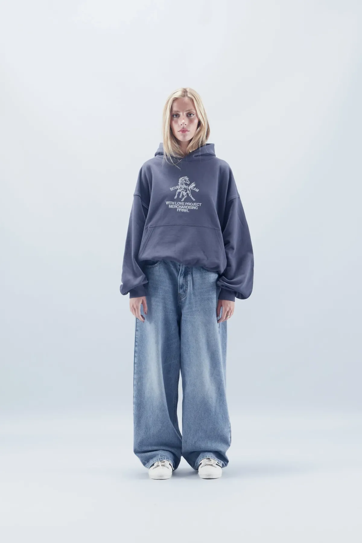 Scuffers Hoodies^Horse Navy Hoodie