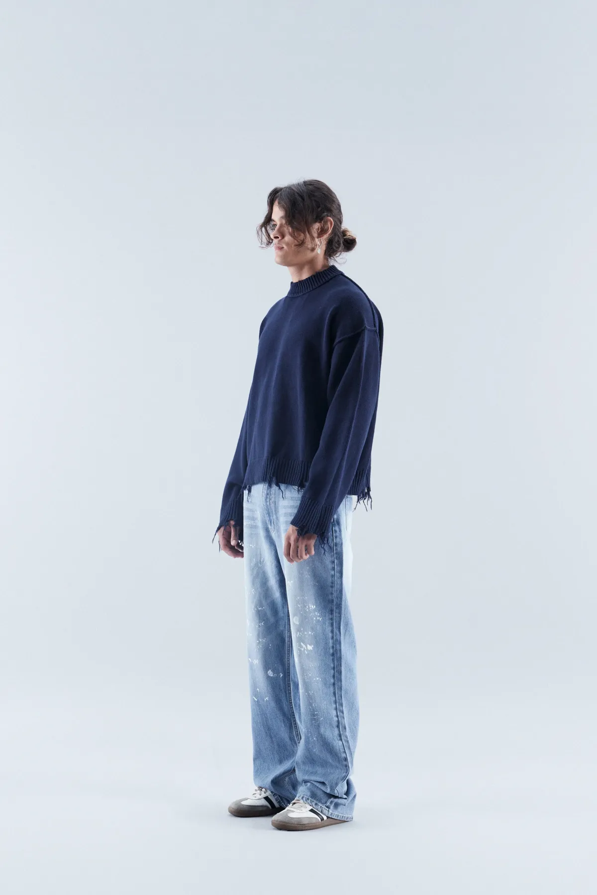 Scuffers Knitwear^IAY Navy Jersey