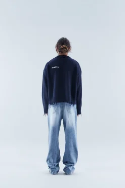 Scuffers Knitwear^IAY Navy Jersey