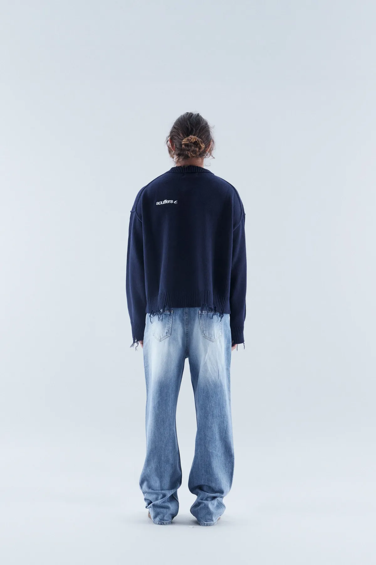 Scuffers Knitwear^IAY Navy Jersey