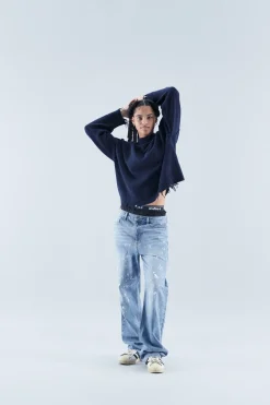 Scuffers Knitwear^IAY Navy Jersey