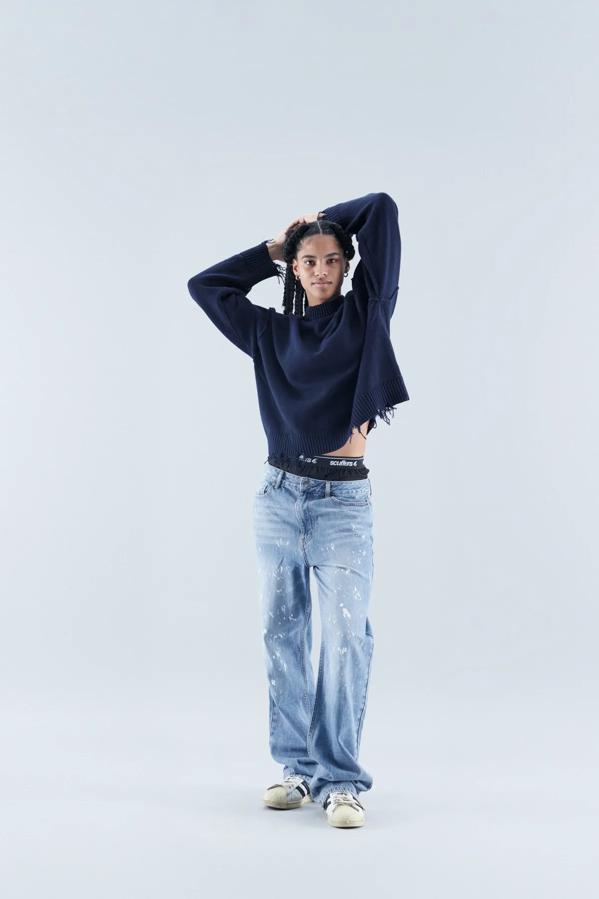 Scuffers Knitwear^IAY Navy Jersey