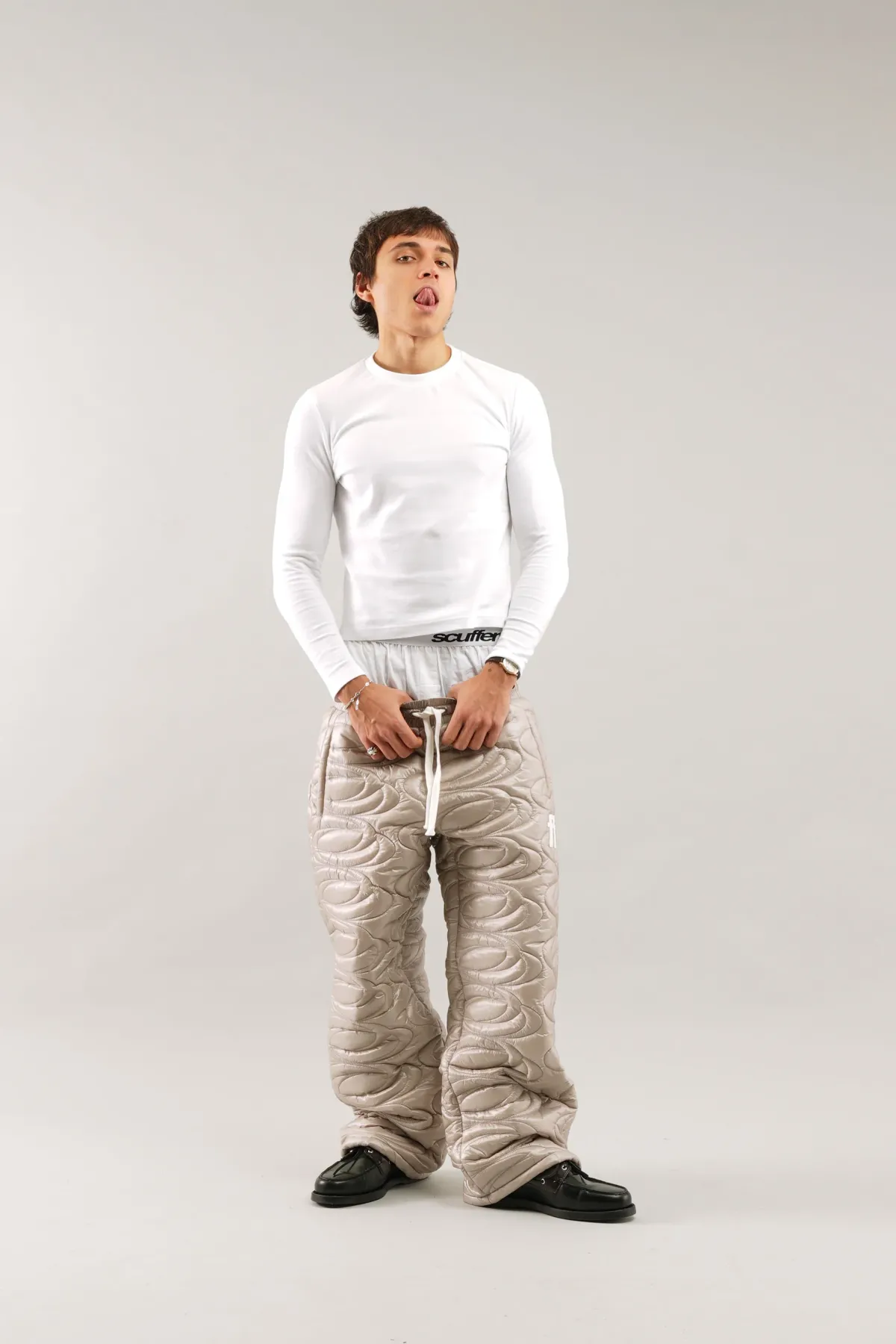 Scuffers The Basics By Scuffers | Long Sleeves^Interlock White Longsleeve T-Shirt Pack