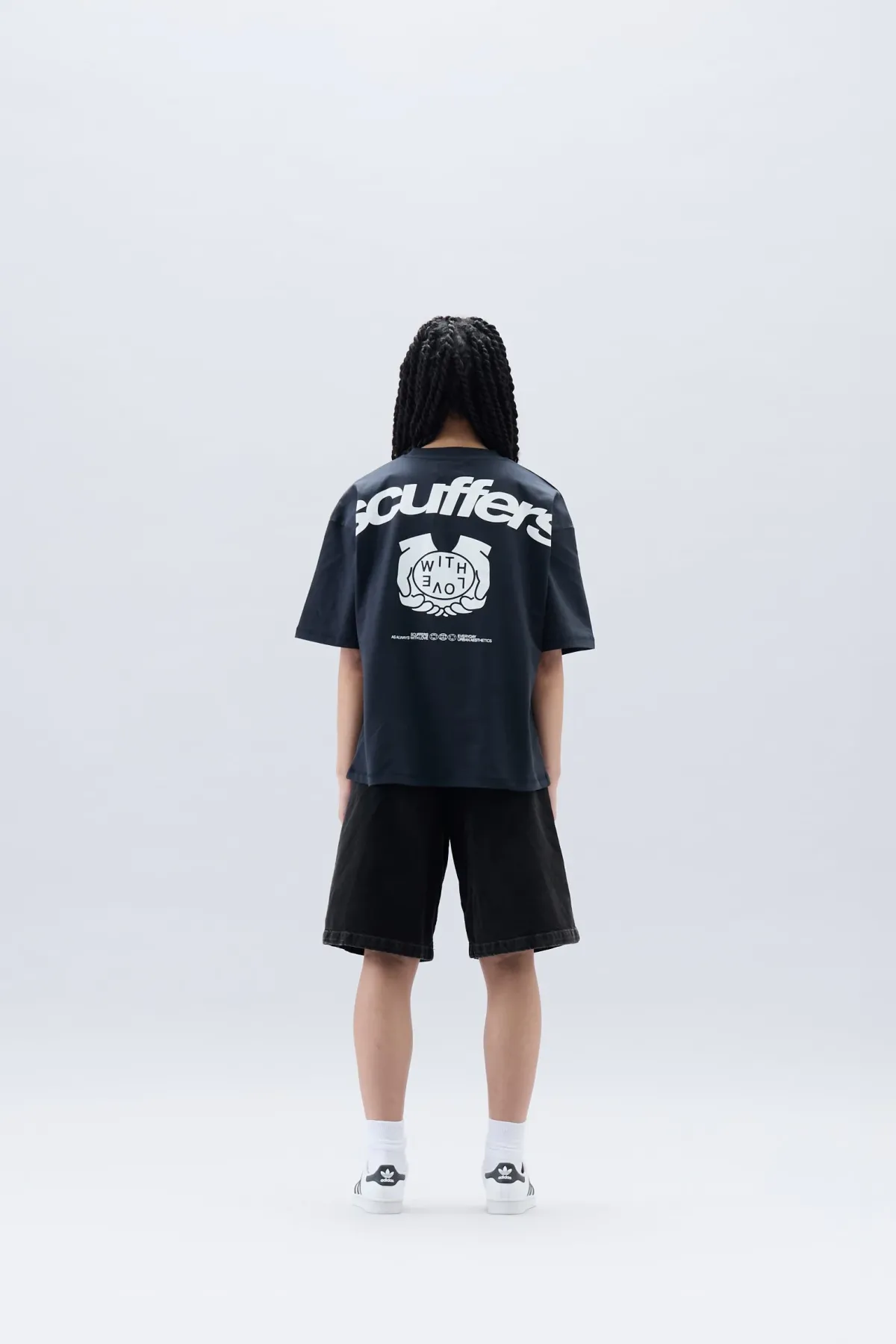 Scuffers Shorts^Jumbo Shorts Washed Black