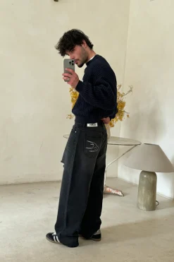 Scuffers Pants & Sweatpants^Jumbo Washed Black Ripped Pants