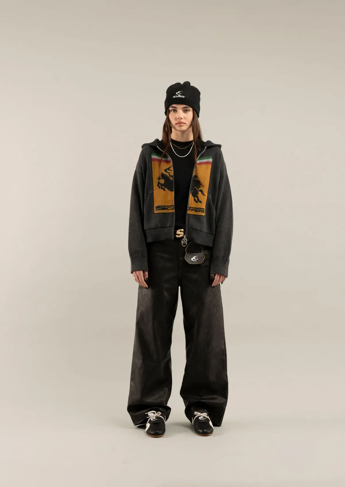 Scuffers Pants & Sweatpants^Leather Dark Jumbo Pants