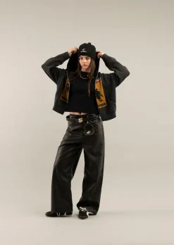 Scuffers Pants & Sweatpants^Leather Dark Jumbo Pants