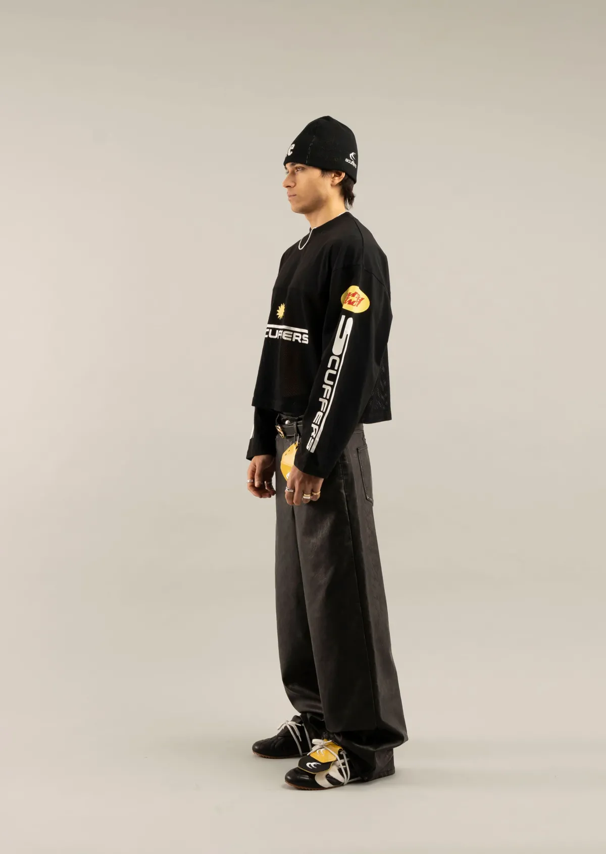 Scuffers Pants & Sweatpants^Leather Dark Jumbo Pants