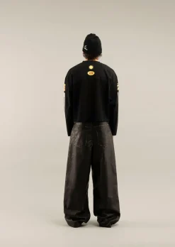Scuffers Pants & Sweatpants^Leather Dark Jumbo Pants