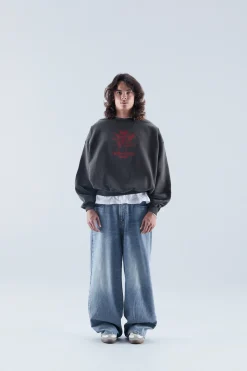 Scuffers Crewneck^Los Angeles Dark Grey Crewneck