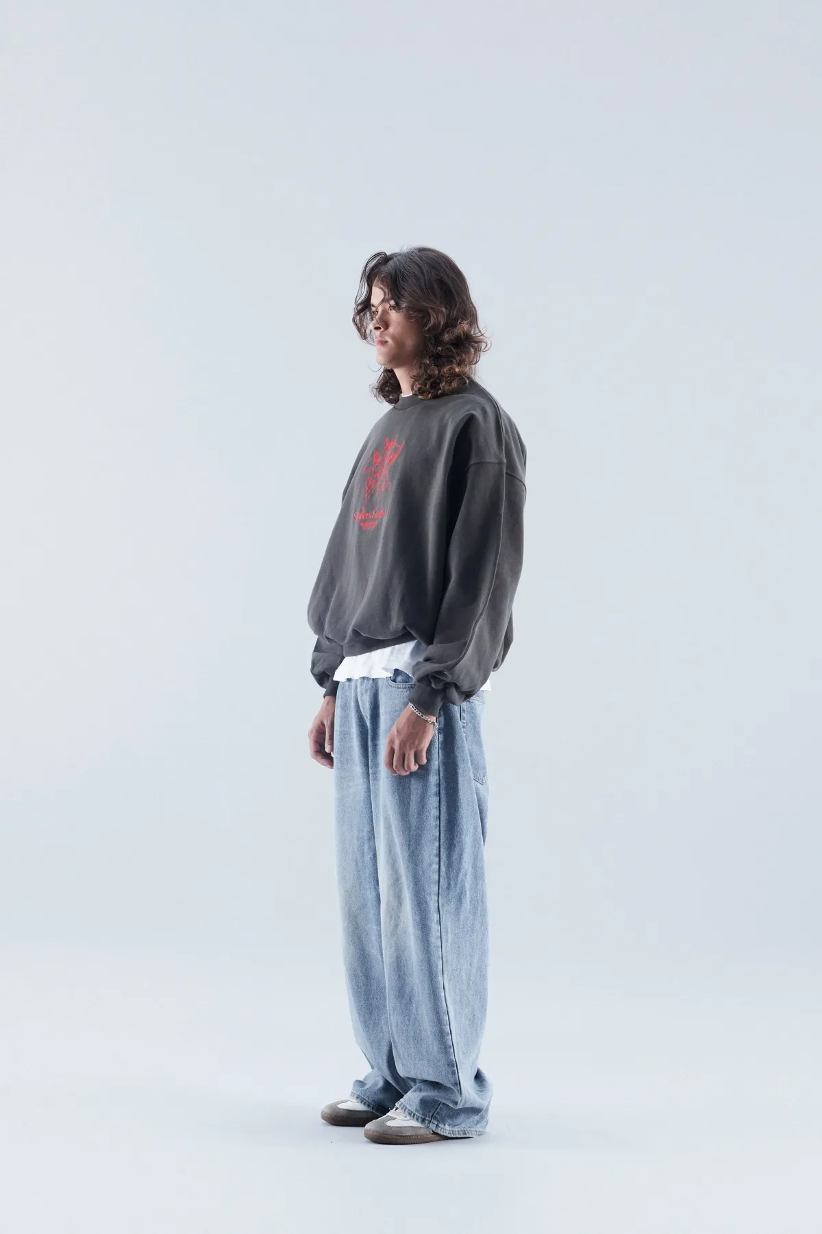 Scuffers Crewneck^Los Angeles Dark Grey Crewneck