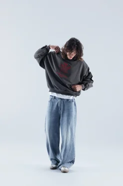 Scuffers Crewneck^Los Angeles Dark Grey Crewneck