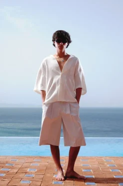 Scuffers Shorts^Maison Ecru Shorts